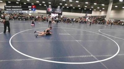 105 lbs Champ. Rd Of 16 - Tiffany Francisco, Golden Bears Wrestling Club vs Mara Vanderpool, Nebraska Wrestling Academy