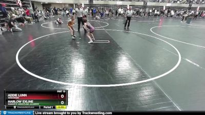 77-79 lbs Round 1 - Addie Lunn, Wisconsin vs Harlow Exline, Hawkeye Wrestling Academy