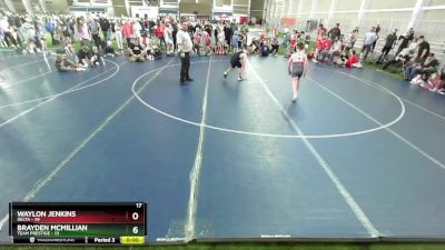 110 lbs Quarterfinals (8 Team) - Mason Hearty, Team Prestige vs Jace Lake, Delta