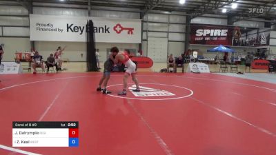 67 kg Consi Of 8 #2 - James Dalrymple, Regional Training Center South vs Zach Keal, West Point Wrestling Club