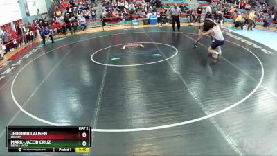 157 lbs Cons. Round 3 - Mark-Jacob Cruz, Sierra Vista vs Jedidiah Lausen, Legacy