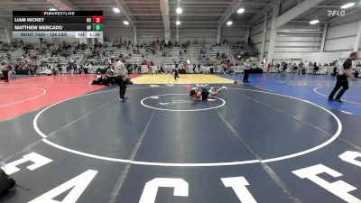 126 lbs Round Of 64 - Liam Hickey, NC vs Matthew Mercado, NY