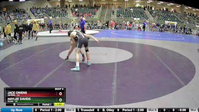 162 lbs Round 3 (4 Team) - Haylee Davids, Glide vs Jace Owens, Sisters