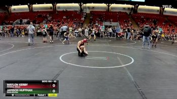 92 lbs Round 2 - Waylon Kerby, Mineral Wells vs Jamison Huffman, Neiborhood