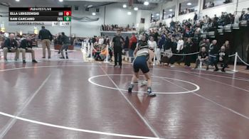 114 lbs Quarterfinal - Ella Libiszewski, Ludlow vs Sam Carcamo, Excel Academy