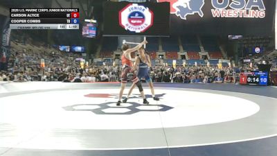 106 lbs Champ. Rd Of 128 - Carson Altice, Utah vs Cooper Combs, Tennessee