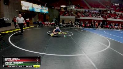 157 lbs Round 1 (8 Team) - Carson Heiselman, Canyon Randall vs Jarvis Verdell, Dallas Kimball