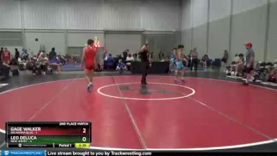 120 lbs 2nd Place Match (16 Team) - Gage Walker, Oklahoma Blue vs Leo DeLuca, New Jersey