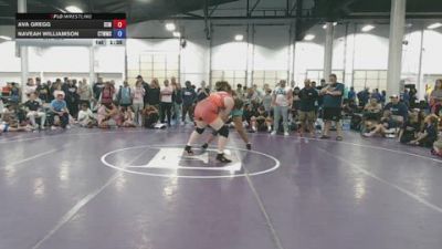 207 lbs Rr Rnd 5 - Ava Gregg, Wyoming Seminary - GK12E vs Naveah Williamson, CTWHALE ORCA - GK12E