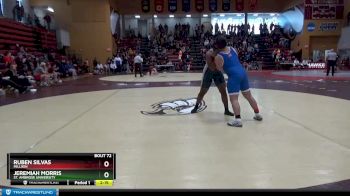 285 lbs Quarterfinal - Ruben Silvas, Millikin vs Jeremiah Morris, St. Ambrose University