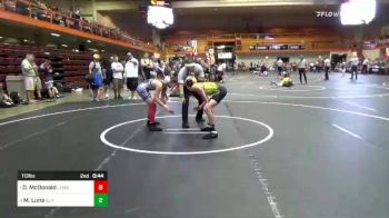 102 lbs Consi Of 4 - Peyton Oberg, Midwest Strong vs Christian Fretwell, Tampa Bay Brawlers