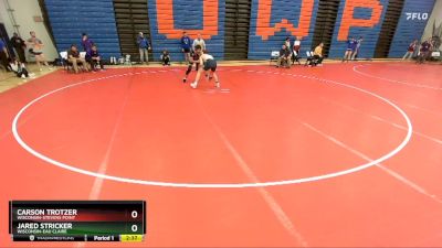 174 lbs Semifinal - Jared Stricker, Wisconsin-Eau Claire vs Carson Trotzer, Wisconsin-Stevens Point