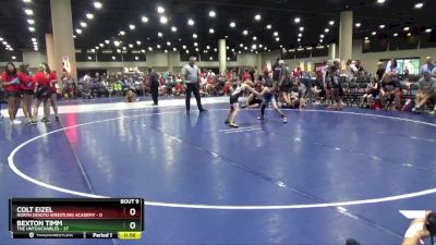 75 lbs Round 3 (8 Team) - Colt Eizel, North Desoto Wrestling Academy vs Bexton Timm, The Untouchables