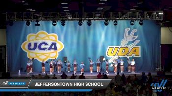 - Jeffersontown High School [2019 Game Day Varsity - Non-Tumble Day 1] 2019 UCA Bluegrass Championship