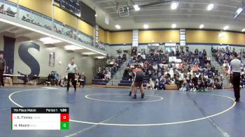 190 lbs. 7th Place Match - Kyla Finney, Jefferson City vs Harmony Moore, Willard