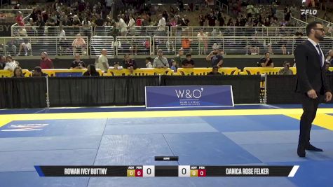 Danica Rose Felker vs Rowan Ivey Buttny 2025 Pan Kids Jiu-Jitsu IBJJF Championship
