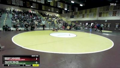 78 lbs Quarterfinal - Brody Navarro, Imperial Valley Panthers Wrest vs Traton Nelms, Temecula Valley Wrestling Club