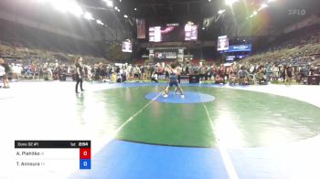 132 lbs Cons 32 #1 - Alex Plahitko, Indiana vs Ty Annoura, Texas