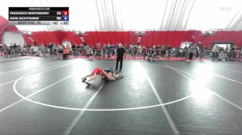 92 lbs Cons. Semi - Francesco Montemurro, B.A.M. Training Center vs John Jachthuber, Princeton Wrestling Club