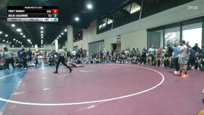 138 lbs Round 2 Champ & Wb (32 Team) - Julio Aguirre, Team Shutt RJ vs Trey Denny, North Shelby Regulators Red