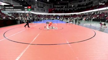 100 lbs Semifinal - Maddelyn Modawell, Mountain View vs Lola Colo, Nampa
