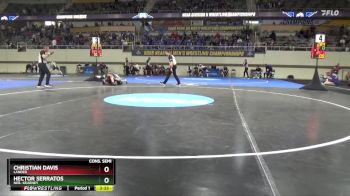 133 lbs Cons. Semi - Hector Serratos, Neb.-Kearney vs Christian Davis, Lander