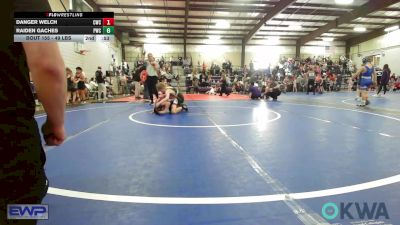 80 lbs Semifinal - Carter Malone, Owasso Takedown Club vs Briar Ware, Cleveland Takedown