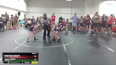 52 lbs Round 1 (4 Team) - Greyson Bosley, U2 The Uprising Begins vs Noah Reino, CTWHALE