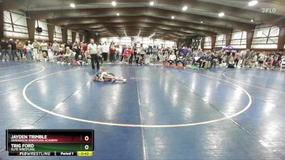 46 lbs Semifinal - Trig Ford, Elite Wrestling vs Jayden Trimble, Sanderson Wrestling Academy