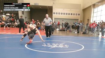 131 lbs Rr Rnd 4 - Parker Knapp, Washington Twp - ESC vs Carter Crivellaro, SAVAGE Wrestling Academy - ESC