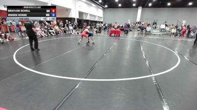 106 lbs Braylon Schell, South Dakota Blue vs Jensen Sosbe, Team Indiana Blue