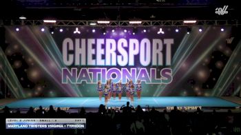 Maryland Twisters Virginia - Typhoon [2026 L2 Junior - Small - A Day 1] 2026 CHEERSPORT National All Star Cheerleading Championship