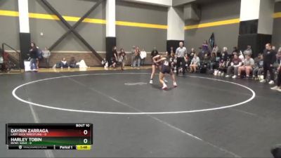 100 lbs Round 2 (16 Team) - Harley Tobin, BVWC Gold vs Dayrin Zarraga, Lady Luck Wrestling