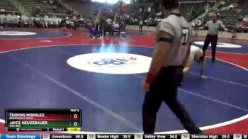 6A 152 lbs 1st Place Match - Jayce Neugebauer, Har-Ber vs Thomas Moralez, Bentonville West