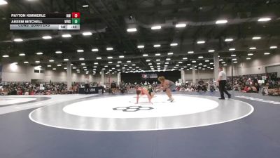 215 lbs Cons. Quarters - Payton Kimmerle, Immortal Athletics WC vs Akeem Mitchell, Volcano Vista High School Wrestling