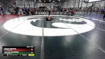 84 lbs Quarterfinal - Tristan Guarnes, Mat Demon WC vs Josiah Brown, UP Outlaw WC