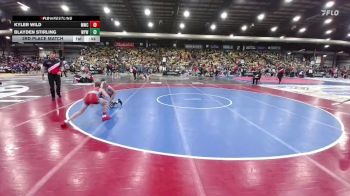 85 lbs 3rd Place Match - Kyler Wild, Mandan Wrestling Club vs Blayden Stirling, Winner Youth Wrestling