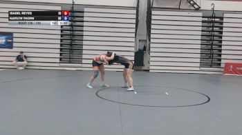 138 lbs 7th Place Match - Isabel Reyes, Friends University vs Kaitlyn Thorn, Ottawa University