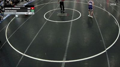 106 lbs Quarterfinals (8 Team) - Caden Rainforth, Milford vs Dylan Hernandez, Minden