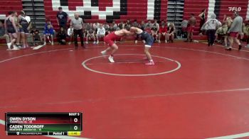 175 lbs Round 1 (16 Team) - Caden Todoroff, Mortimer Jordan HS vs Owen Dyson, Thompson HS