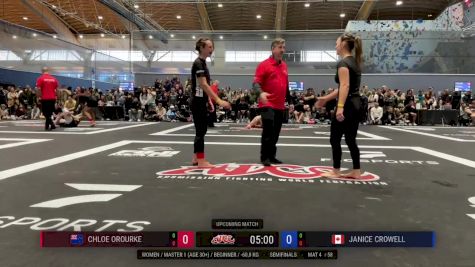 Chloe Orourke vs Janice Crowell 2025 ADCC Vancouver Open