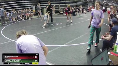 65 lbs Finals (8 Team) - Audrey Eller, Utah vs Paisley Stewart, South Dakota Lightning