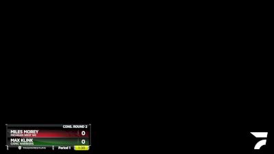 133 lbs Cons. Round 2 - Miles Morey, Michigan West WC vs Max Klink, Capac Warriors