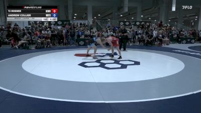 65 lbs Cons. Round 2 - TJ Rodier, Blue Chip Wrestling Club vs Andrew Collier, Warrior Regional Training Center