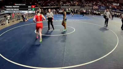 G 126 lbs Champ. Round 1 - Mariel Pertuit, Kenner Discovery Health Science Girls vs Adelynn Miles, Haughton Girls