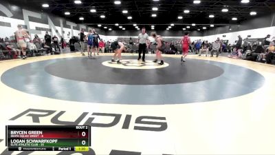 129 lbs Round 1 (8 Team) - Logan Schwarfkopf, Elite Athletic Club vs Brycen Green, Death Squad Wrest