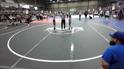 62 lbs Consi Of 8 #2 - Forrest Keys, SLV Elite WC vs Antonio Sandoval, Team Pueblo