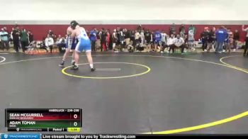 236 lbs Round 2 - Sean Mcgurrell, Rancho Bernardo vs Adam Toman, Basic