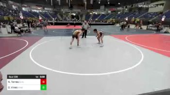 132 lbs 3rd Place - Noah Torres, BlackCat WC vs Daniel Vines, Kansas Good Guys