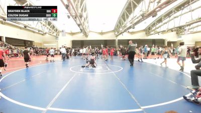 85 lbs Consi Of 4 - Brayden Black, Kingsway MS vs Colton Dugan, Soudys Boys